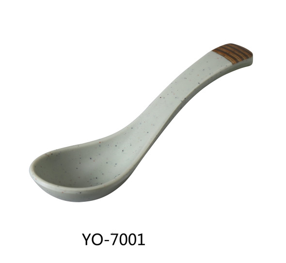 Yanco YO-7001 Yoto Soup Spoon, 6", Matte Green