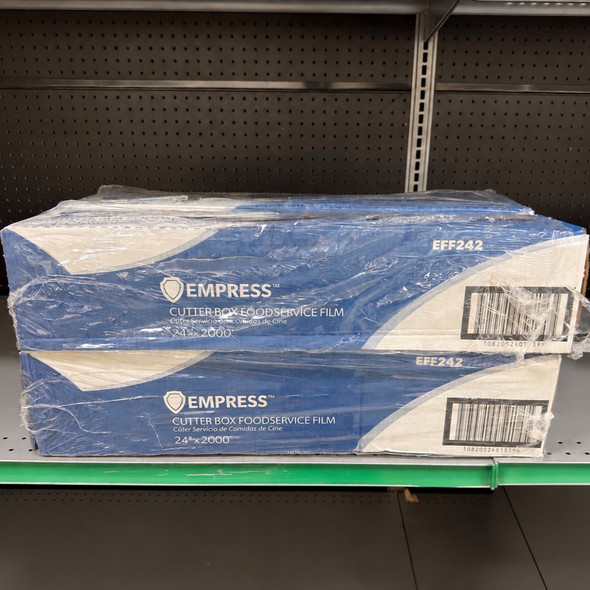 Empress 24"x2000' Cutter Box Film Wrap Roll