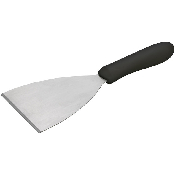 Winco TKP-40 Scraper, 4-7/8" x 4" Blade, Black Poly Handle