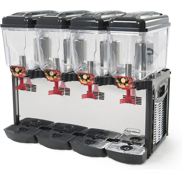 Eurodib CD4J Commercial Juice Dispenser, (4) 3 Gallon Tanks Eurodib CD4J Commercial Juice Dispenser, (4) 3 Gallon Tanks