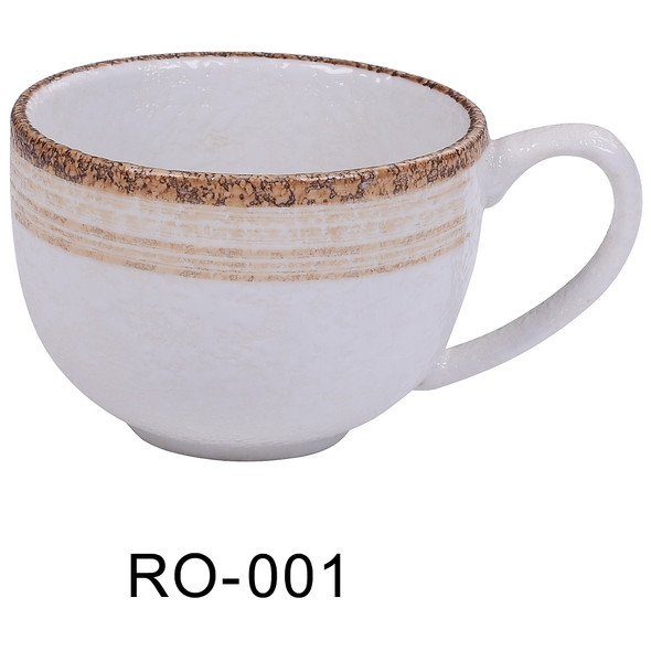 Yanco RO-001 Rockeye-2 Cup, 7 oz., Brown (36/Case)