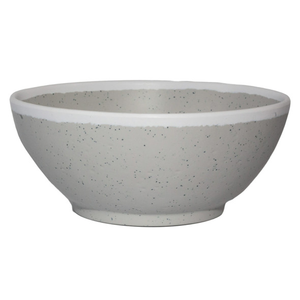 GET B-303-DVG 7" Round 32 oz. Melamine Pasta Bowl, Gray