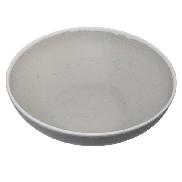 GET B-350-DVG 16.5" Round 10 qt. Melamine Display Bowl, Gray