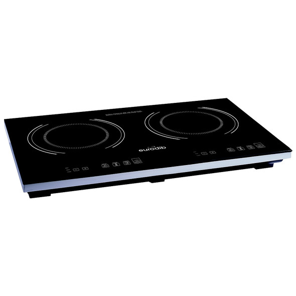 Eurodib S2F2 Countertop Double Burner Induction Range, 120V, 1800W