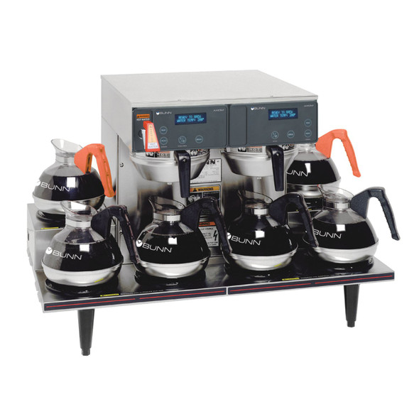 Bunn 38700.0015 AXIOM Twin Automatic Coffee Brewer with 6 Warmers