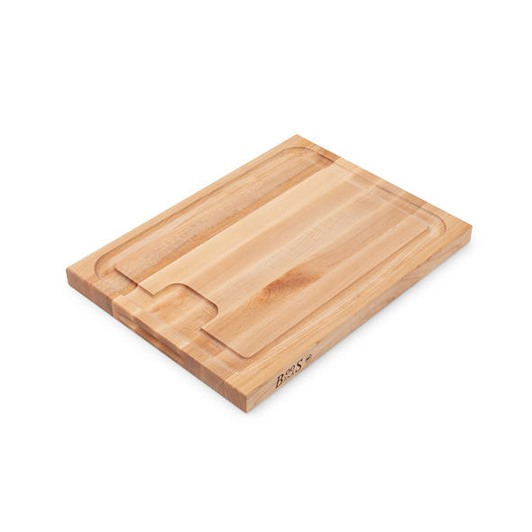 John Boos AUJUS2015 Maple AuJus Cutting Board with Sloped Juice Groove, 20" x 15" x 1-1/2", Wood