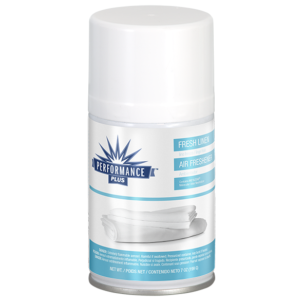 Performance Plus Aerosol Air Freshener, 7oz, Fresh Linen