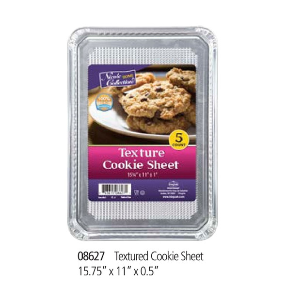 King Zak 08627 Aluminum Cookie Sheet Pan (pack/5pcs) King Zak 08627 Aluminum Cookie Sheet Pan (pack/5pcs)