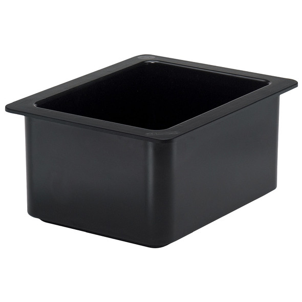 Cambro 26CF110 Coldfest Gastronorm Pan, 1/2 size, 6" deep, black
