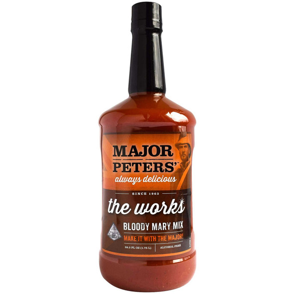 Major Peters The Works Bloody Mary Mixer, 1.75 Liter