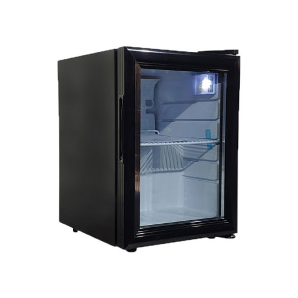 Omcan RS-CN-0021 13" Black Countertop Display Refrigerator