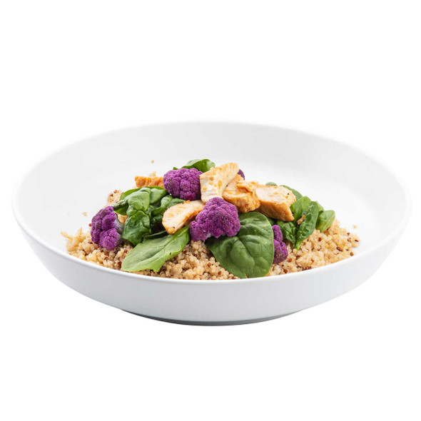 Tablecraft 11807 Terra Collection Serving Bowl, 11" Round, 48 oz., White