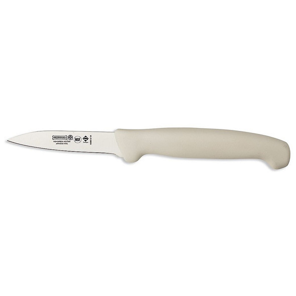 Mundial W3801-3 1/4 Paring Knife, 3-1/4", White Poly Handle