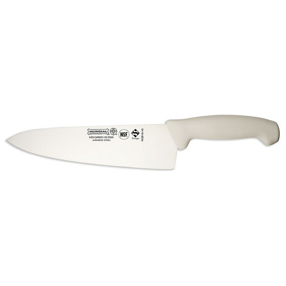 Mundial W3810-10 Chef's Knife, 10", White Poly Handle Mundial W3810-10 Chef's Knife, 10", White Poly Handle