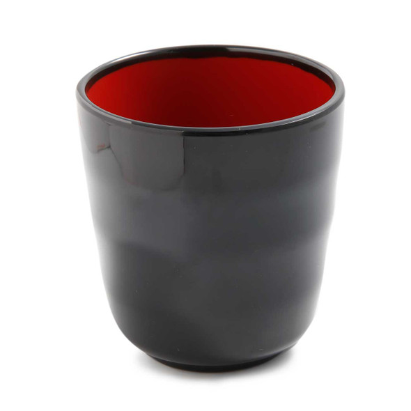 Yanco CR-9305 Black & Red, Tea Cup, 7 oz., Melamine (48/Case) Yanco CR-9305 Black & Red, Tea Cup, 7 oz., Melamine (48/Case)