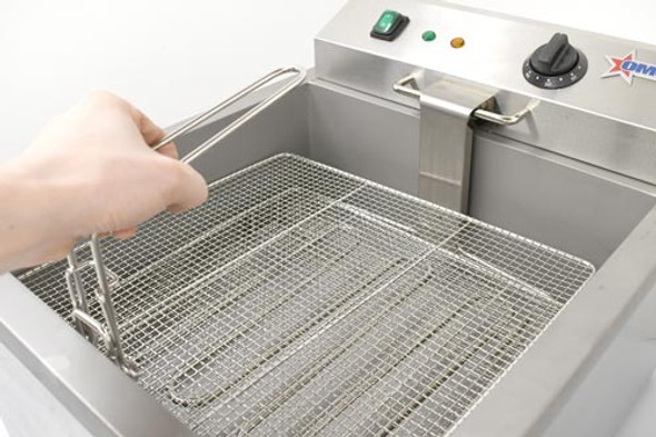 Omcan CE-CN-1700-F Electric Countertop Fryer, 25 lbs. oil capacity, 120V, 1700W