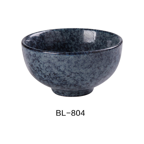 Yanco BL-804 Soup Bowl, 10 oz., 4-1/2" Dia., Blue (36/Case)