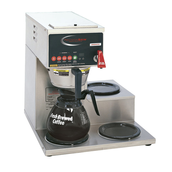 Grindmaster B-3WR PrecisionBrew Digital 64 oz. Automatic Coffee Brewer with 3 Warmers - Right Side
