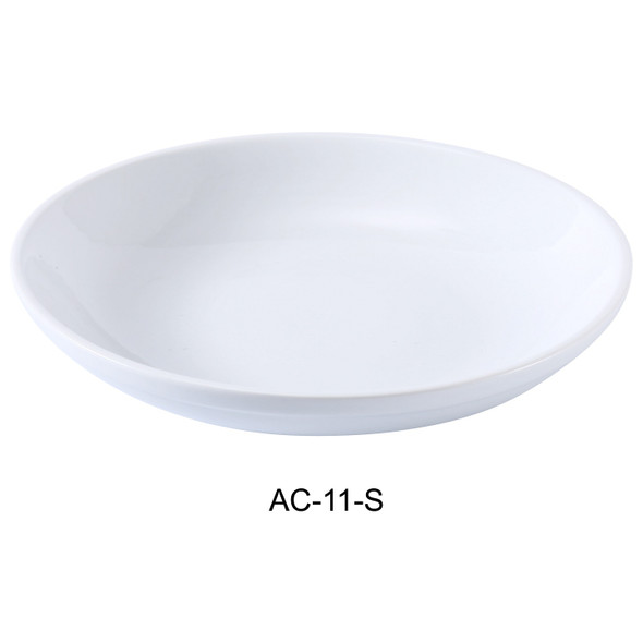 Yanco AC-11-S ABCO Salad/Pasta Bowl, 10-1/2" dia., 45 oz., Super White (12/Case)