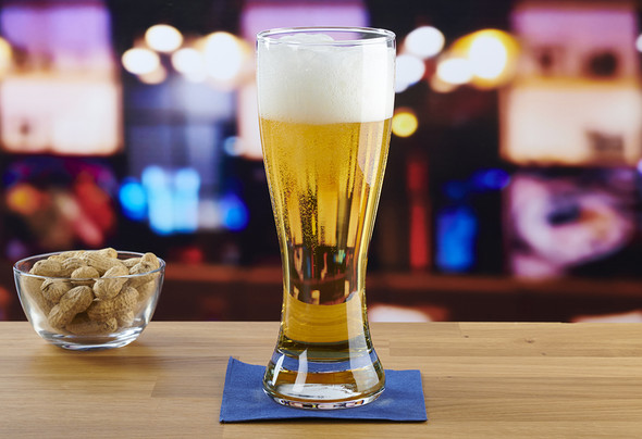 Anchor Hocking 80436 Bulge Top Pilsner Glass, 23 oz., 9"H, (24/Case)