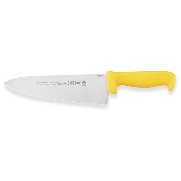 Mundial Y5610-8 8" Chef's Knife, Yellow Handle