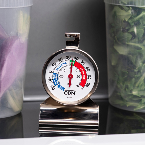 CDN RFT1 Refrigerator/Freezer Thermometer