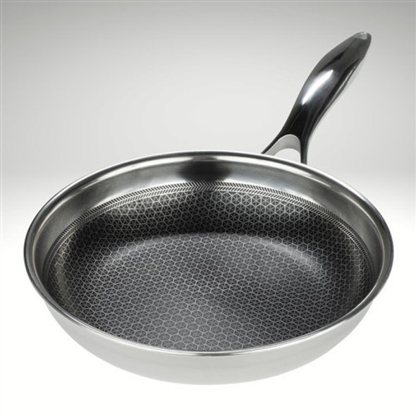 Frieling BC128 Black Cube Fry Pan, 11" stainless/aluminum non-stick