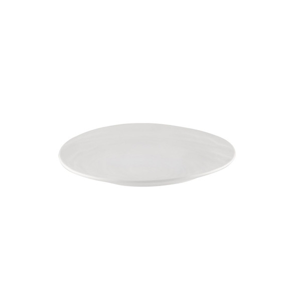 CAC BHM-7 7.5" Bone White Round Porcelain Plate (36/Case)