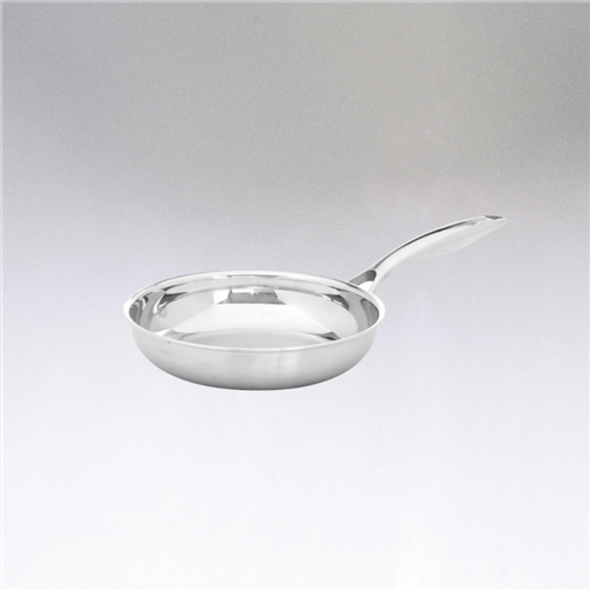 Frieling BCSS120 Black Cube Fry Pan, 8" Stainless Steel