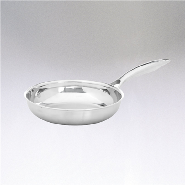 Frieling BCSS132 Black Cube Fry Pan, 12.5" Stainless Steel
