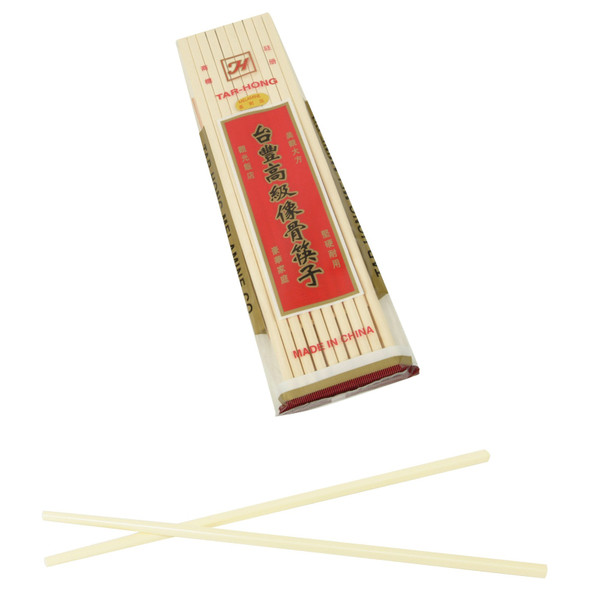 Thunder Group MLCS001 White Melamine Chopstick - 10 Pair/Pack Thunder Group MLCS001 White Melamine Chopstick - 10 Pair/Pack
