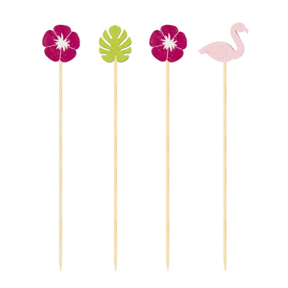 Oggi 7699 Tropical Cocktail Picks - 12/Pack