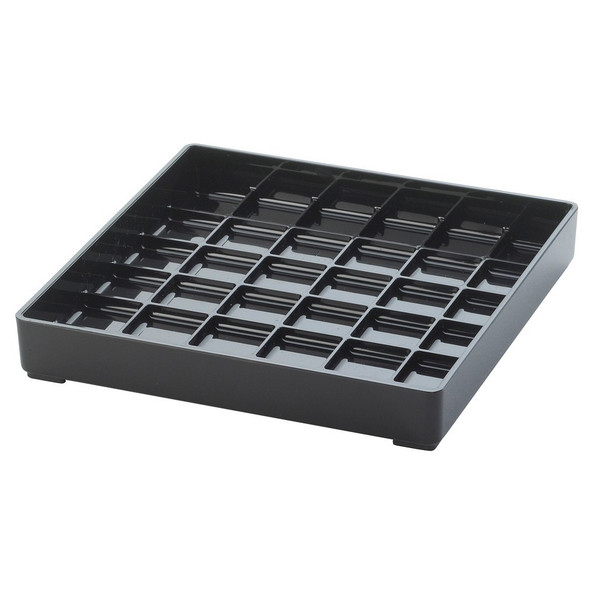 Cal-Mil 681-6-13 Classic Drip Tray, 6", Square, Black