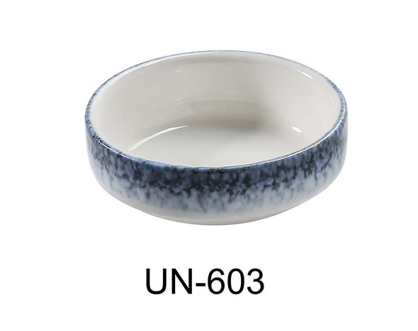 Yanco UN-603 Universe Sauce Dish, 1 oz., China (48/Case)