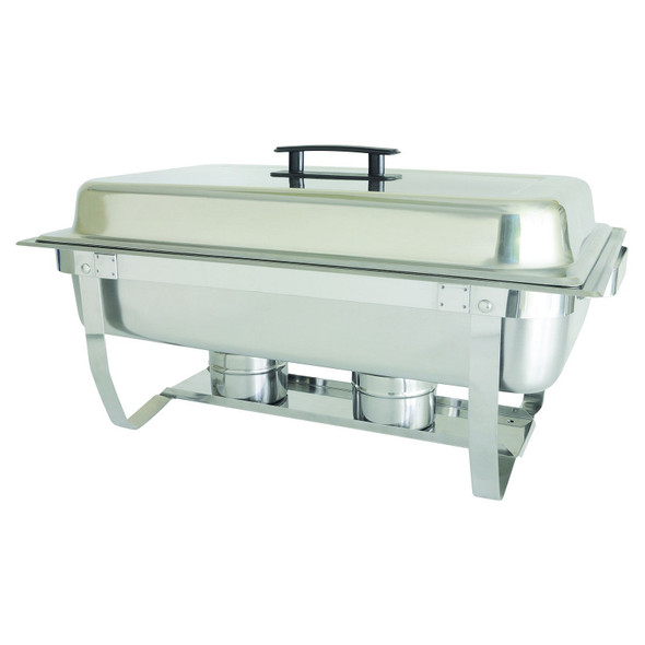 Thunder Group SLRCF001F Chafer, 8 quart, full-size, with folding stand, welded
