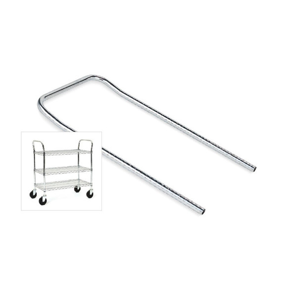 Olympic JH5C One-Piece Handle for Utility Cart, 24" Chrome Deep Olympic JH5C One-Piece Handle for Utility Cart, 24" Chrome Deep
