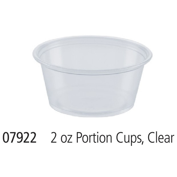 King Zak 07922 Clear Portion Cup 2oz. (125pc/Pack) King Zak 07922 Clear Portion Cup 2oz. (125pc/Pack)