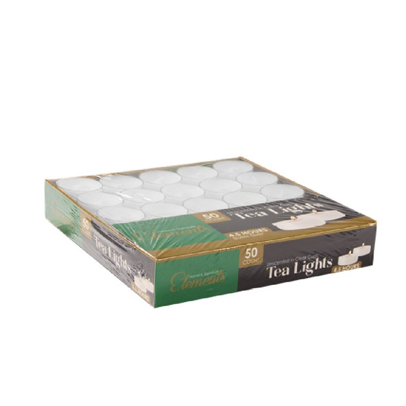 King Zak 03004 Tea Lights 4.5+ Hours (50/Pack)