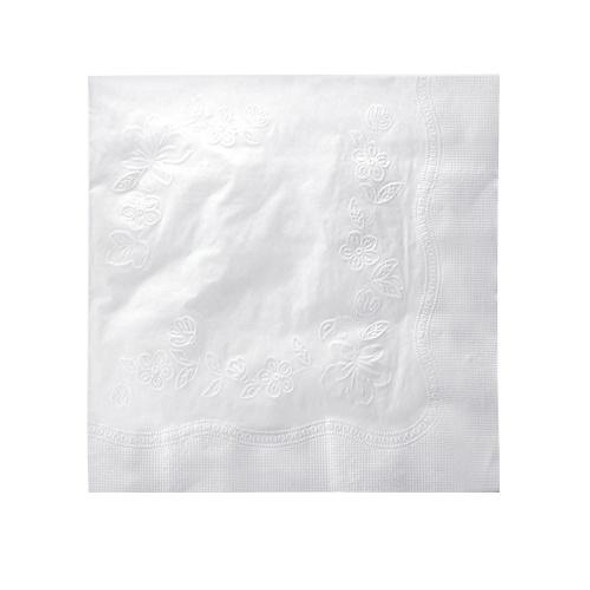 King Zak 39001 White Dinner Napkin, 3-Ply Quarter Fold (75/Pack) King Zak 39001 White Dinner Napkin, 3-Ply Quarter Fold (75/Pack)