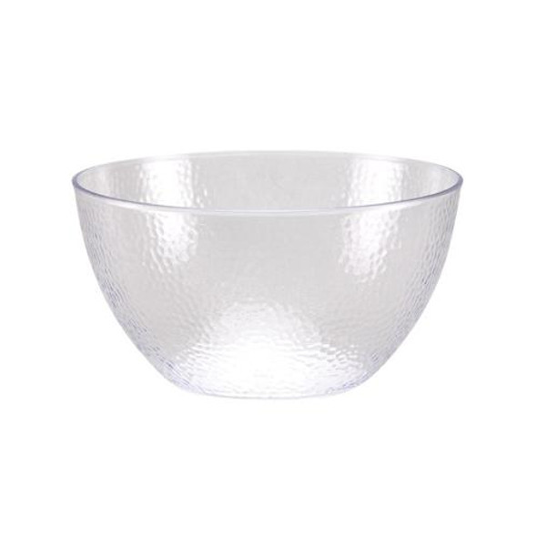 King Zak 63288 Pebbled Clear Round Bowl 60oz.