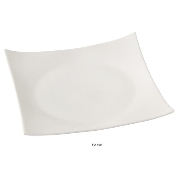 Yanco FU-109 Fuji Sushi Plate, 9", Bone White (24/Case)