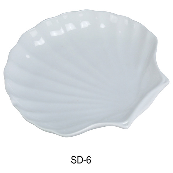 Yanco SD-6 Accessories Shell Dish, 6" (36/Case)
