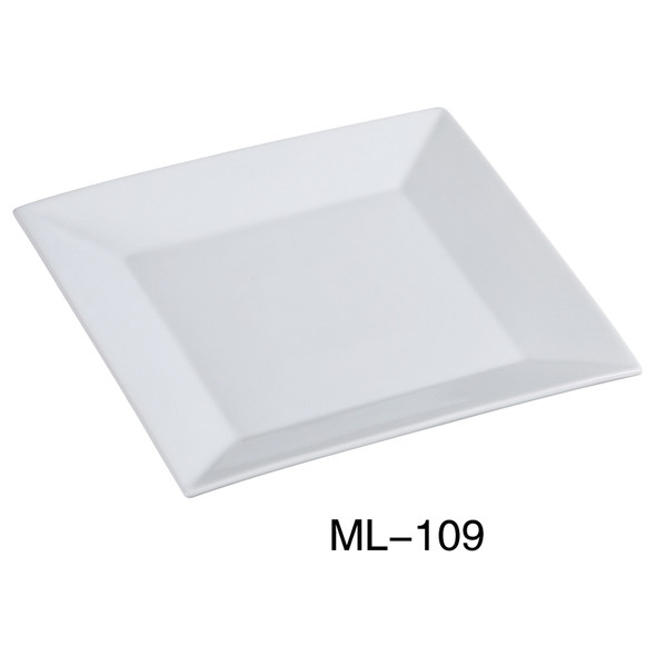 Yanco ML-109 Mainland Square Plate, 9", Super White (24/Case)