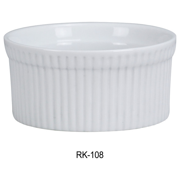 Yanco RK-108 Accessories Fluted Ramekin, 8 oz
