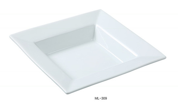 Yanco ML-309 Mainland Soup Plate, 8.5", 12 oz, Super White (24/Case)