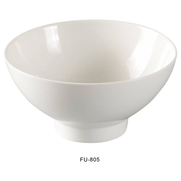 Yanco FU-805 Fuji Bowl, 5", 10 oz, Bone White (36/Case)