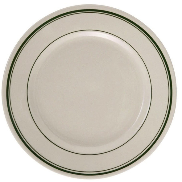 Yanco GB-5 Green Band Plate, 5.5", American White (36/Case)