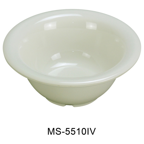 Yanco MS-5510IV Milestone Soup Bowl, 10 oz, Melamine, Ivory (48/Case)