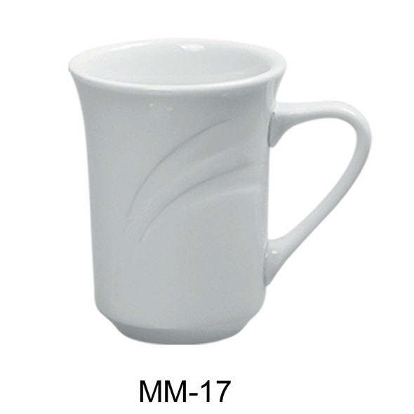 Yanco MM-17 Miami Mug 8 oz, Bone White (36/Case)