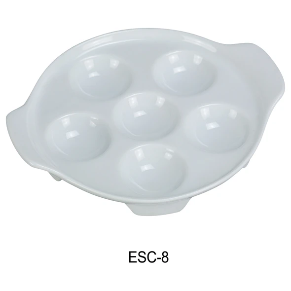 Yanco ESC-8 Accessories Escargot Dish, 8-1/2" (24/Case)